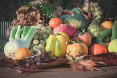 Sebzelerle dolu bir sonbahar