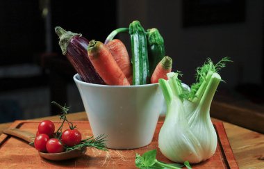 sebze, havuç ve domates