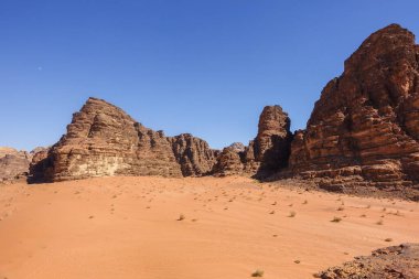 Vadi rom çölü. Güzel manzara.