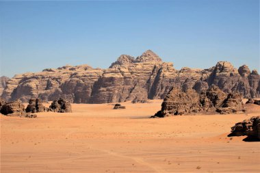 Ürdün 'deki büyük vadi romu çölü.