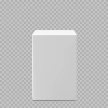 White plinth platformu. Ürün sunumu için 3d yuvarlak boş stand temeli. 