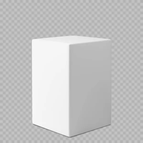 White plinth platformu. Ürün sunumu için 3d yuvarlak boş stand temeli. 
