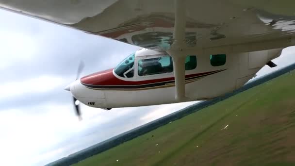 四座小飞机升空 — 图库视频影像