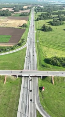 Yol kavşağı Üstten Görünüm