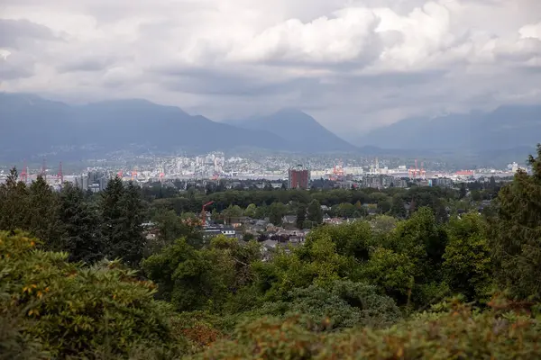 Botanik Bahçesinden Vancouver şehri, BC.
