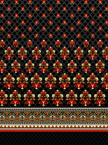 纺织品数字设计织物印花壁纸长衫的设计 — 图库照片
