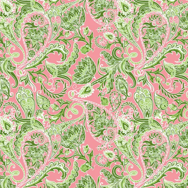 stock image Bandana paisley, handkerchief design template vintage style vector background. Seamless ethnic pattern of paisley and decorative floral branches..suit Kurt digital design motif colourful wallpaper illustration, traditional design