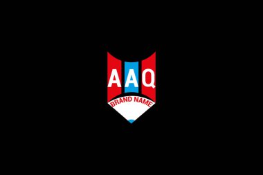 AAQ harfi logo vektör tasarımı, basit ve modern AAQ logosu. AAQ lüks alfabe tasarımı