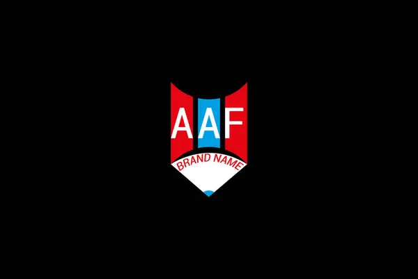 AAF harfli logo vektör tasarımı, AAF basit ve modern logo. AAF lüks alfabe tasarımı