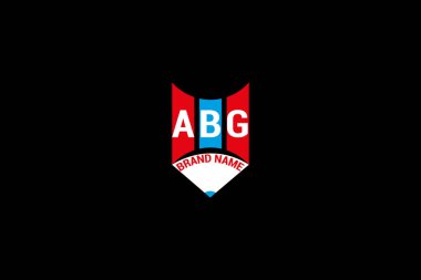 ABG harfli logo vektör tasarımı, ABG basit ve modern logo. ABG lüks alfabe tasarımı