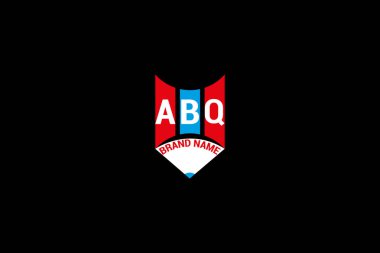 ABQ Triangle letter logo design with triangle shape. Monogram letter ABQ logo design vector template. clipart