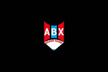 ABX letter logo vector design, ABX simple and modern logo. ABX luxurious alphabet design clipart