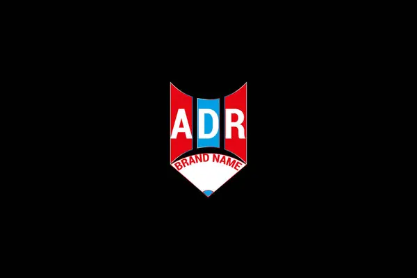 ADR harfi logo vektör tasarımı, ADR basit ve modern logo. ADR lüks alfabe tasarımı