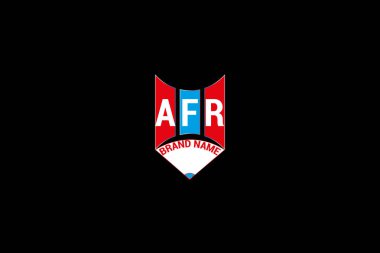 AFR letter logo vector design, AFR simple and modern logo. AFR luxurious alphabet design clipart