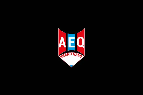 AEQ harfli logo vektör tasarımı, AEQ basit ve modern logo. AEQ lüks alfabe tasarımı
