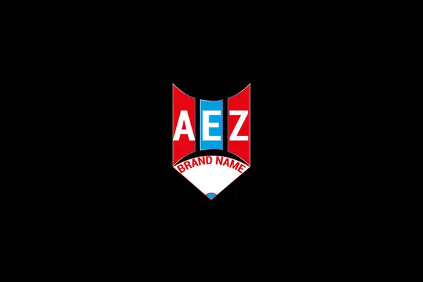AEZ harfli logo vektör tasarımı, AEZ basit ve modern logo. AEZ lüks alfabe tasarımı