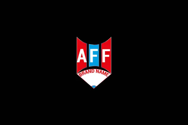 AFF harfli logo vektör tasarımı, AFF basit ve modern logo. AFF lüks alfabe tasarımı