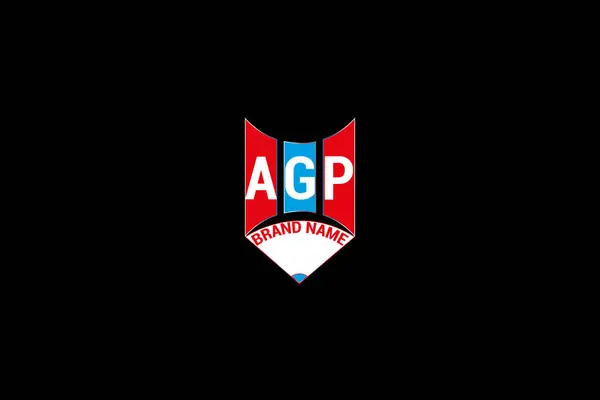AGP harfli logo vektör tasarımı, AGP basit ve modern logo. AGP lüks alfabe tasarımı