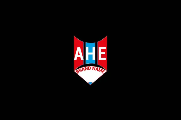 AHE harfli logo vektör tasarımı, AHE basit ve modern logo. AHE lüks alfabe tasarımı