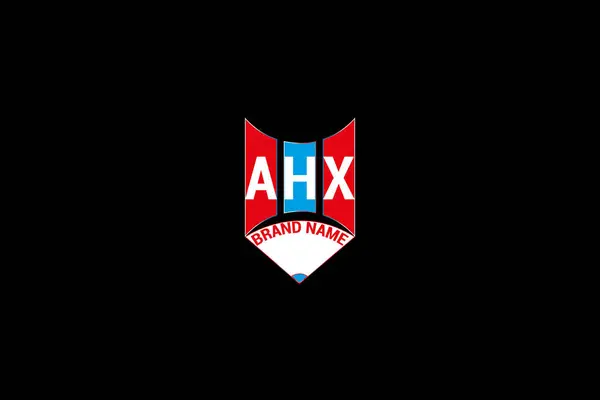 AHX harfli logo vektör tasarımı, AHX basit ve modern logo. AHX lüks alfabe tasarımı