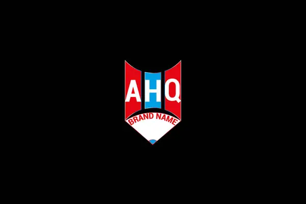 AHQ harfi logo vektör tasarımı, AHQ basit ve modern logo. AHQ lüks alfabe tasarımı