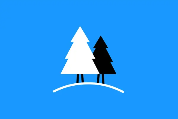 Pine tree vector icon. Pine tree logo. Pine tree vector icon