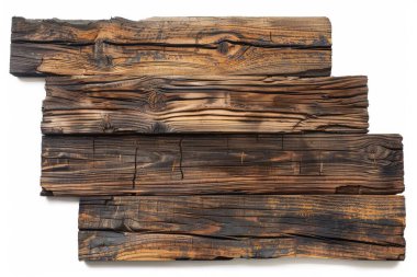 Rustic Weathered Wood Plank Arkaplanı. Yapay zeka oluşturuldu