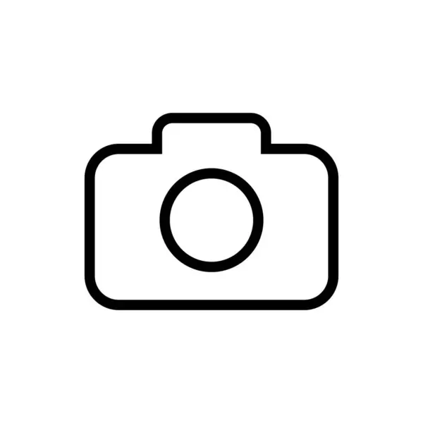 Basit tasarım tarzına sahip kamera simgesi genellikle uygulamalar için kullanılır.