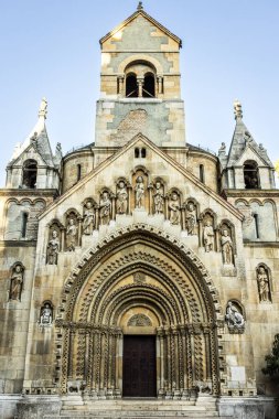 Budapeşte, Macaristan - Jki Şapeli 'ne giriş portalının Gotik mimarisi