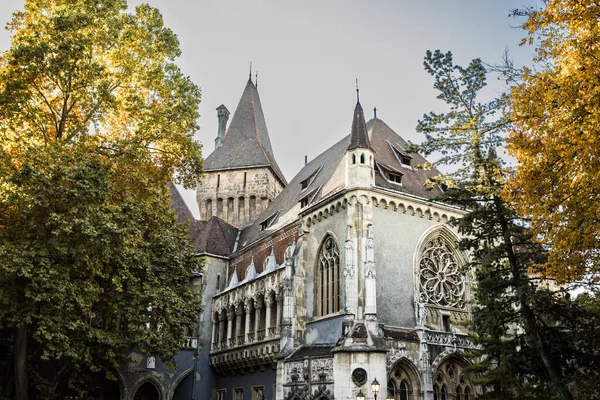 Budapest, Hungary - Gothic architecture at Vajdahunyad castle