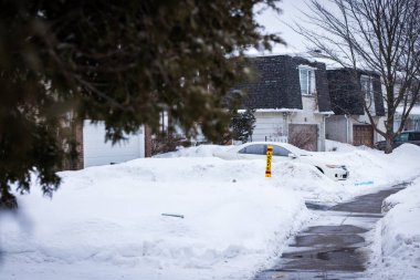 Ottawa, Kanada - Evleri olan Kış Harikalar Diyarı