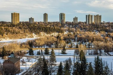 Edmonton, Kanada - Cityview Gündüz gökyüzü