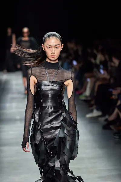 stock image Andreadamo - Runway - Milan Fashion Week - Womenswear Spring/Summer 2024MILAN, ITALY - SEPTEMBER 23: A model walks the runway at the Andreadamo fashion show during the Milan Fashion Week Womenswear Spring/Summer 2024 on September 23, 2023