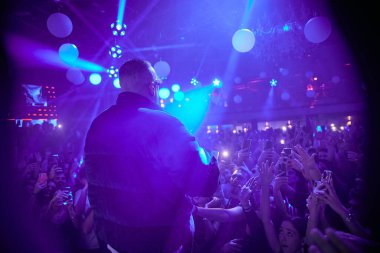 Gue Pequeno Disco PLAZA - Gue Pequeno Teramo - Tortoreto - ITALY - 26 Eylül 2023 Disco PLAZA Cosimo Fini namı diğer Gue Pequeno (Fotoğraf: Mauro Di Bonaventura )