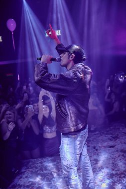 Bresh pseudonimo di Andrea Brasi ItalyTortoreto, İtalya 'da 31: Bresh, İtalya' nın Teramo kentinde 31 Ocak 2024 tarihinde disko PLAZA 'da sahne aldı. Fotoğraf: Mauro Di Bonaventura) 