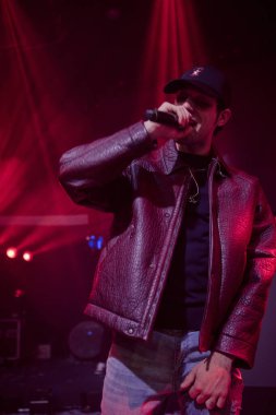 Bresh pseudonimo di Andrea Brasi ItalyTortoreto, İtalya 'da 31: Bresh, İtalya' nın Teramo kentinde 31 Ocak 2024 tarihinde disko PLAZA 'da sahne aldı. Fotoğraf: Mauro Di Bonaventura) 