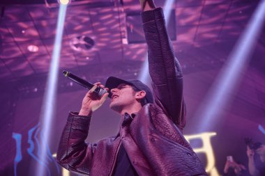 Bresh pseudonimo di Andrea Brasi ItalyTortoreto, İtalya 'da 31: Bresh, İtalya' nın Teramo kentinde 31 Ocak 2024 tarihinde disko PLAZA 'da sahne aldı. Fotoğraf: Mauro Di Bonaventura) 