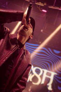 Bresh pseudonimo di Andrea Brasi ItalyTortoreto, İtalya 'da 31: Bresh, İtalya' nın Teramo kentinde 31 Ocak 2024 tarihinde disko PLAZA 'da sahne aldı. Fotoğraf: Mauro Di Bonaventura) 