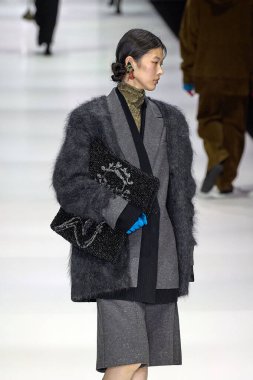 Anteprima Moda Şovu - Runway - Milan Moda Haftası - Kadın giyim / Kış 2025 / 2026 MILAN, ITALY - FEBRUARY 27: Scuola Militare Teuli (Fotoğraf: Mauro Di Bonaventura)