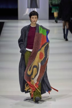 Anteprima Moda Şovu - Runway - Milan Moda Haftası - Kadın giyim / Kış 2025 / 2026 MILAN, ITALY - FEBRUARY 27: Scuola Militare Teuli (Fotoğraf: Mauro Di Bonaventura)
