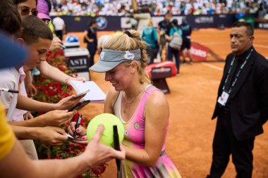 Internazionali BNL D 'Italia 2025 - ROME, ITALY - 9 Mayıs: Victoria Azarenka Internazionali BNL D' Italia 9 Mayıs 2025 tarihinde İtalya 'nın Roma kentinde. Fotoğraf: Mauro Di Bonaventura )