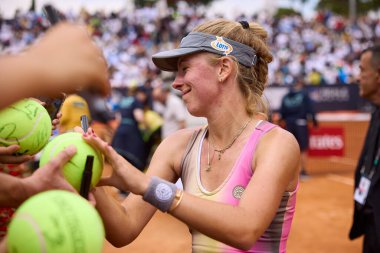 Internazionali BNL D 'Italia 2025 - ROME, ITALY - 9 Mayıs: Victoria Azarenka Internazionali BNL D' Italia 9 Mayıs 2025 tarihinde İtalya 'nın Roma kentinde. Fotoğraf: Mauro Di Bonaventura )