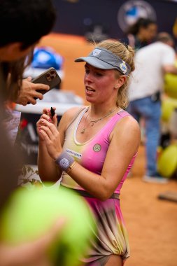 Internazionali BNL D 'Italia 2025 - ROME, ITALY - 9 Mayıs: Victoria Azarenka Internazionali BNL D' Italia 9 Mayıs 2025 tarihinde İtalya 'nın Roma kentinde. Fotoğraf: Mauro Di Bonaventura )