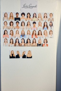 Luisa Spagnoli - Back stage e Front Row - Milan Fashion Week - Womenswear Spring/Summer 2026MILAN, ITALY - SEPTEMBER 27: Lina Taut Dembikova attends the Luisa Spagnoli fashion show during the Milan y. (Photo by Mauro Di Bonaventura)