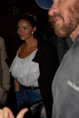 Luisa Spagnoli - Back stage e Front Row - Milan Fashion Week - Womenswear Spring/Summer 2026MILAN, ITALY - SEPTEMBER 27: Lina Taut Dembikova attends the Luisa Spagnoli fashion show during the Milan y. (Photo by Mauro Di Bonaventura)