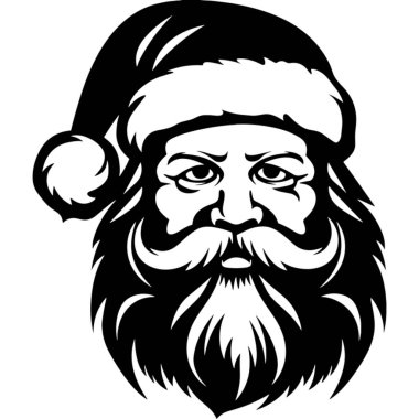 Noel Baba illüstrasyon ve 2024 vektörü