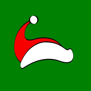 Noel Baba illüstrasyon ve 2024 vektörü