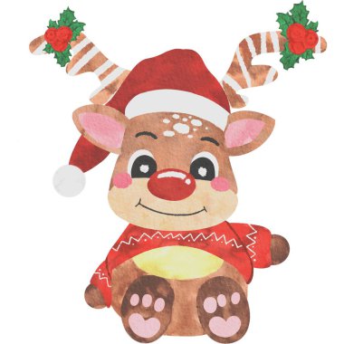 Noel Baba illüstrasyon ve 2024 vektörü