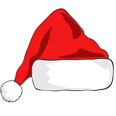 Noel Baba illüstrasyon ve 2024 vektörü