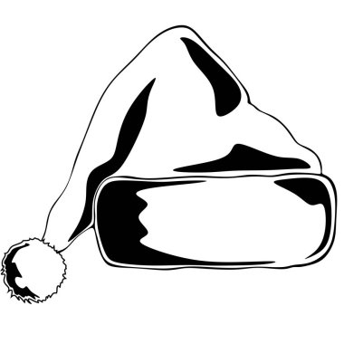 Noel Baba illüstrasyon ve 2024 vektörü